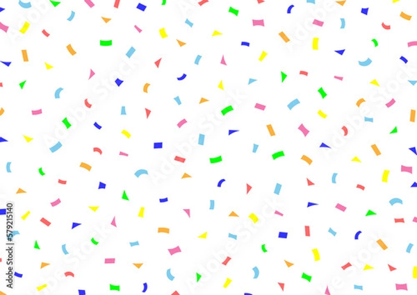 Fototapeta カラフルな紙吹雪背景