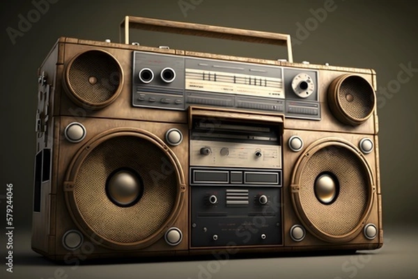 Obraz boom box created using AI Generative Technology