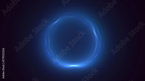 Obraz 3D rendering abstract circle light background