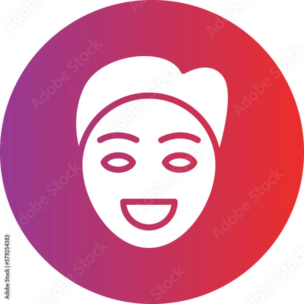 Fototapeta Vector Design Smiling Man Icon Style