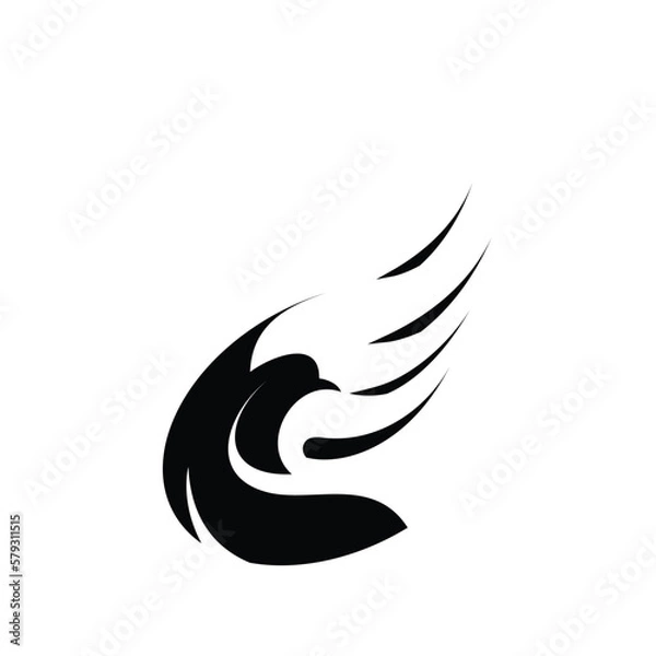 Fototapeta Eagle wing icon