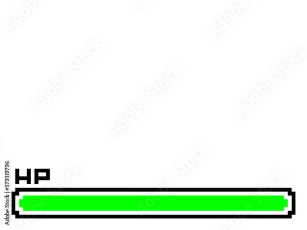 Fototapeta HPのゲームコマンド風フレーム