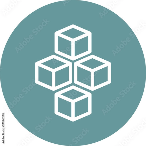 Fototapeta Vector Design Sugar Icon Style