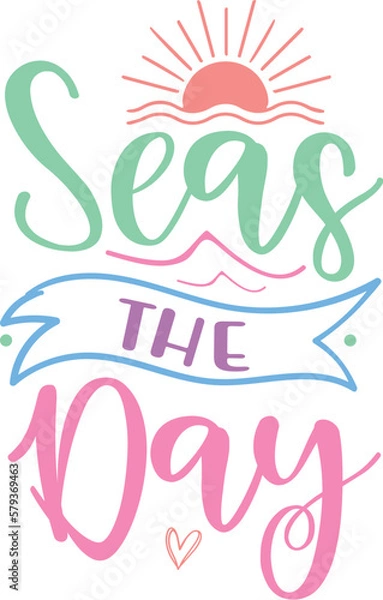 Obraz Summer SVG Design.