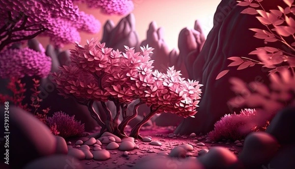 Obraz flower in the morning generative ai