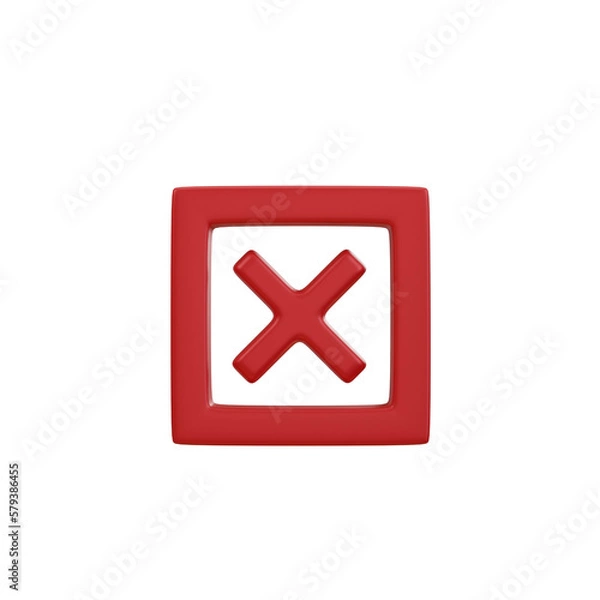 Fototapeta Cross mark symbols icon. Buttons with cross