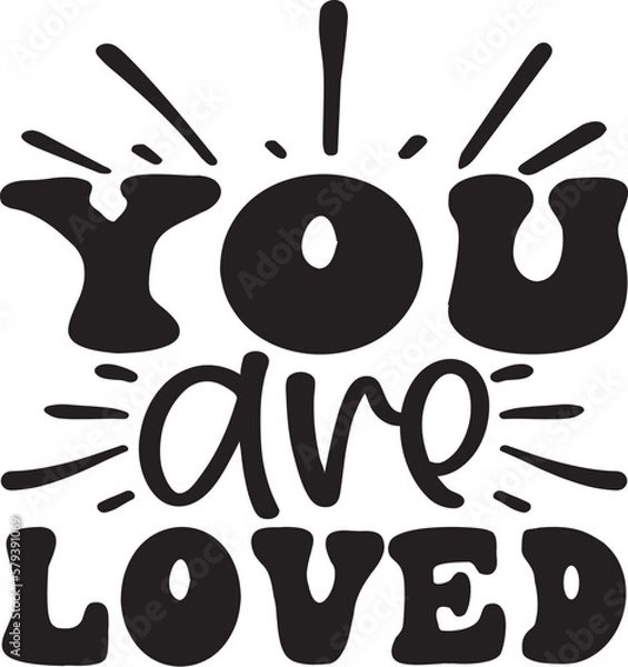 Obraz You Are Loved Svg