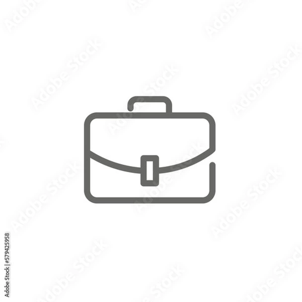Obraz Suitcase icon for office work.