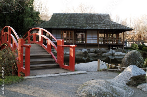Obraz jardin japonnais