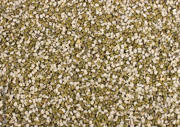 Obraz Split green gram,	Moong dal chilka