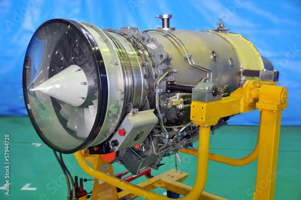 Fototapeta 飛行機のエンジン