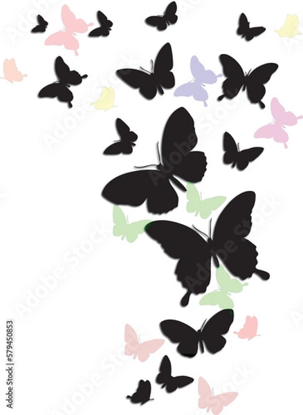 Obraz butterfly wallpaper art design