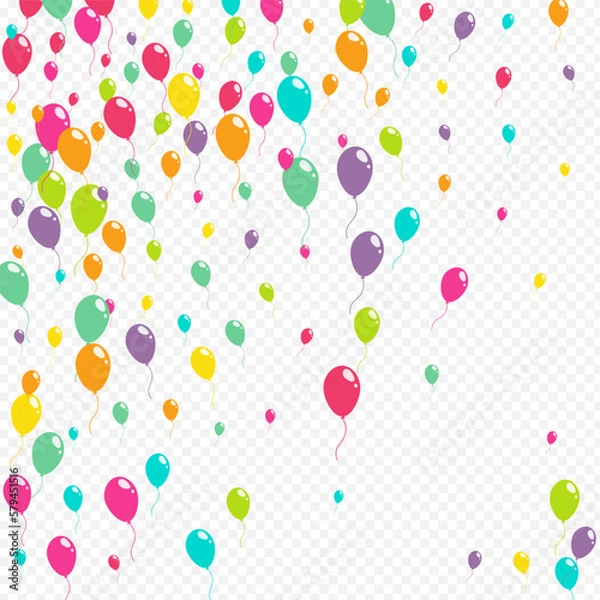 Fototapeta Color Realistic Inflatable Ball Vector