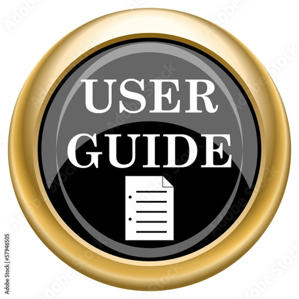 Fototapeta User guide icon