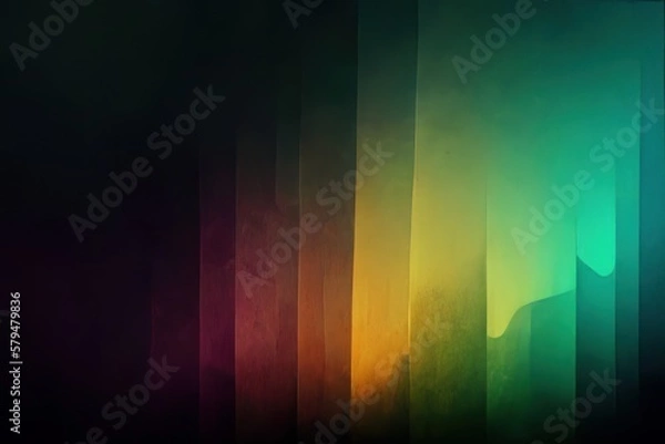 Fototapeta Colors of the rainbow blend together in this gradient color background, providing a soothing and serene atmosphere for any project or design