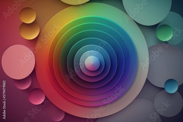 Fototapeta Simplicity meets beauty with this plain gradient color wallpaper background - a mesmerizing canvas that boasts a smooth and harmonious transition of hues