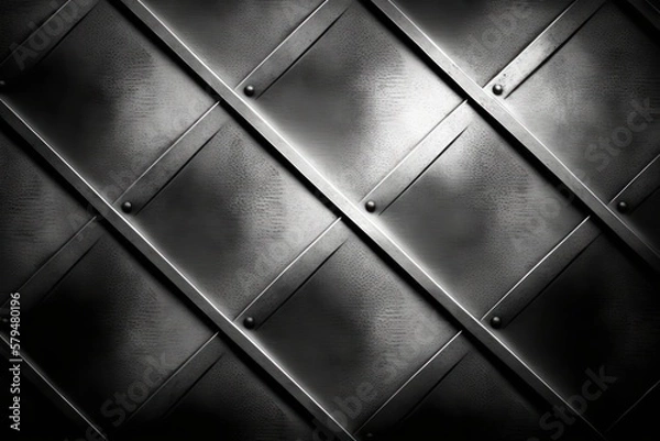 Fototapeta Shimmering metallic tones adorn this stunning stock photo of a textured metal background, perfect for adding a touch of industrial chic to your next project