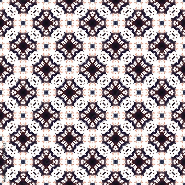Fototapeta Beautiful knitted embroidery. Geometric ethnic oriental pattern traditional on white background. Abstract,vector,illustration.design for texture,fabric,clothing,wrapping,carpet. 