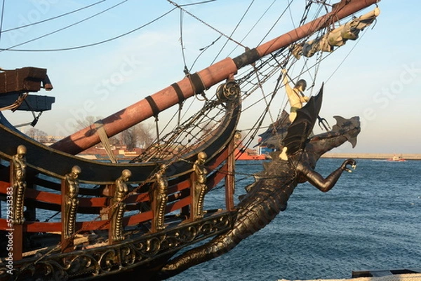 Obraz ship in the port