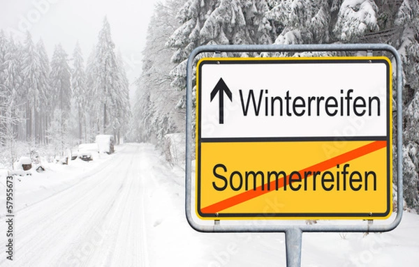 Obraz Jetzt Winterreifen !