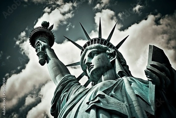 Fototapeta statue of liberty portrait 