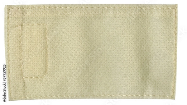 Obraz Old textile tag