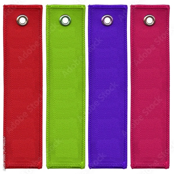 Obraz Puste etykiety teksturowane.