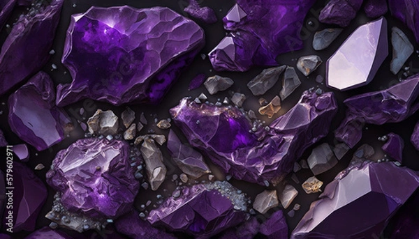 Obraz Amethyst Texture Backfround