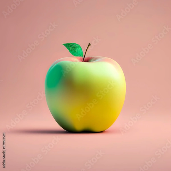 Obraz Apple in a Softly Colored, Centrally Composed Image