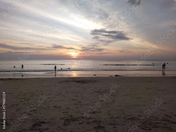 Obraz sunset at the beach