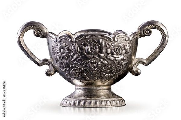 Obraz Antique art objects - isolated on white