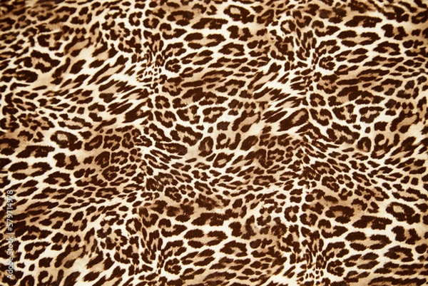Obraz Leopard effect, fabric pattern. Background sample, seamless background print texture. Animal textil design.