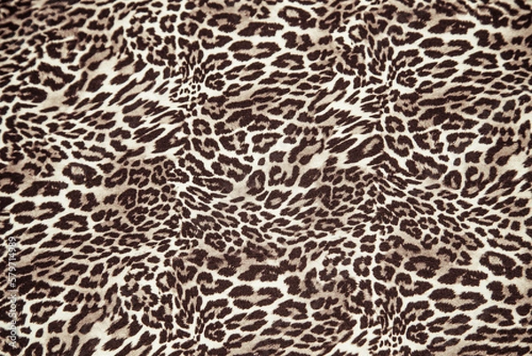 Obraz Leopard effect, fabric pattern. Background sample, seamless background print texture. Animal textil design.