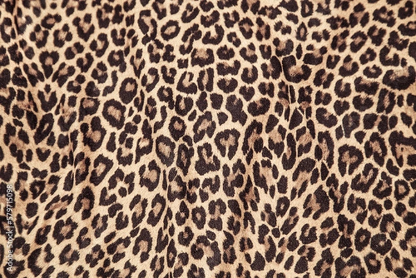 Obraz Leopard effect, fabric pattern. Background sample, seamless background print texture. Animal textil design.
