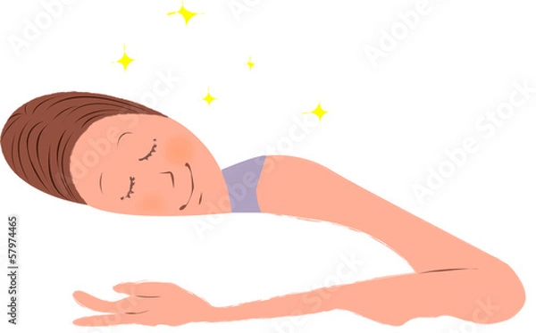 Obraz 女性　睡眠