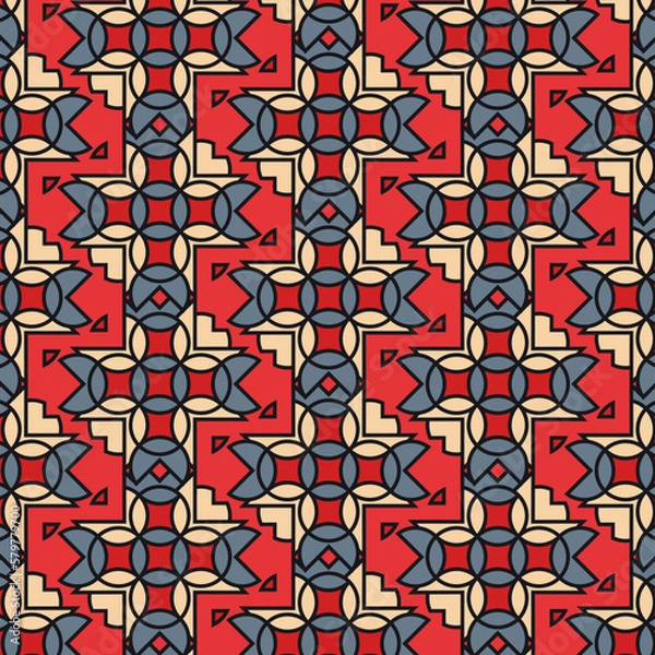 Obraz Arabesque Islamic Geometric Ornament with Mosaic Pattern