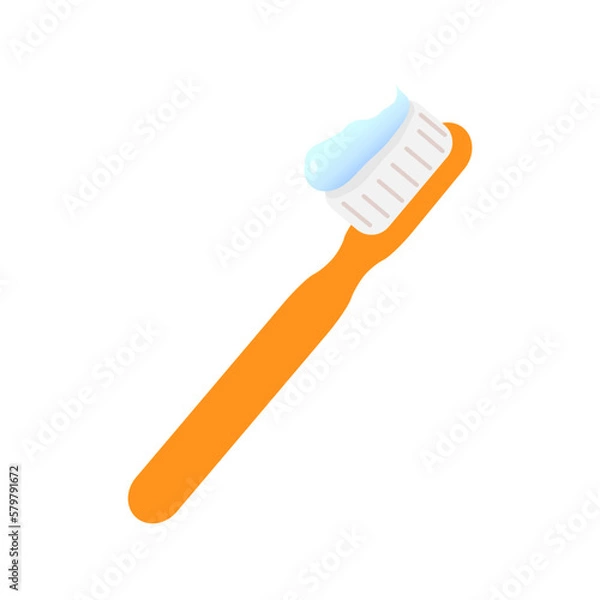 Fototapeta Toothpaste and toothbrush