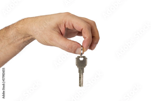 Fototapeta hand with key