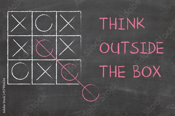 Obraz Think Outside The Box