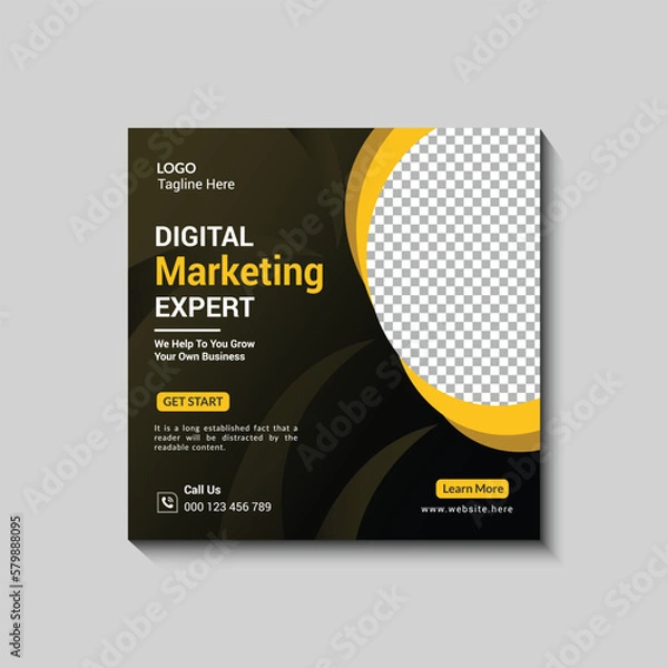 Obraz Corporate social media post design