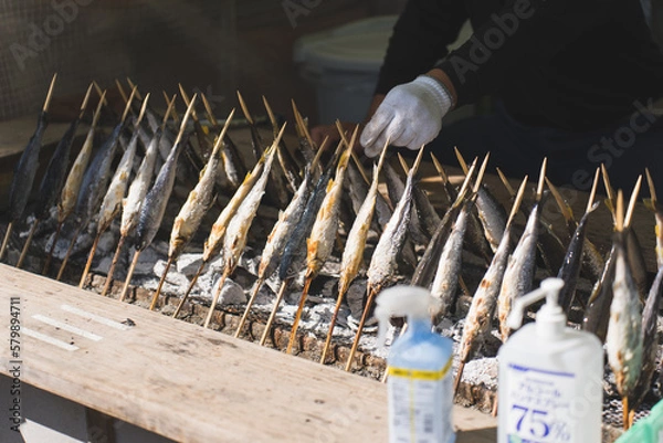 Obraz 魚の塩焼き