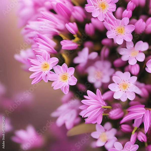 Obraz Pink spring flowers