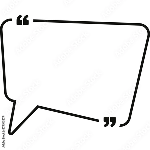 Fototapeta Text Box Line