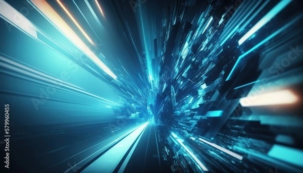 Obraz Abstract futuristic background