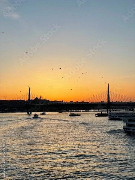 Obraz sunset at Istanbul