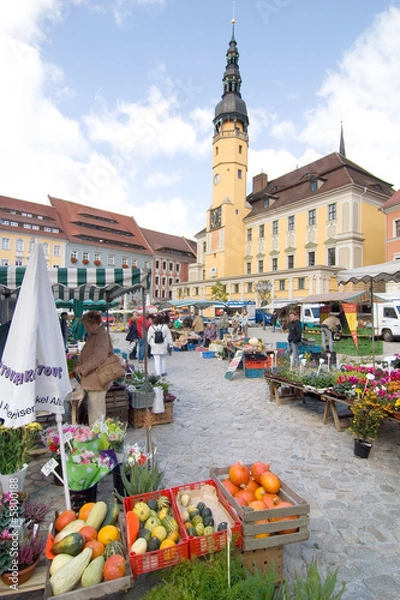 Obraz Rathausmarkt Bautzen