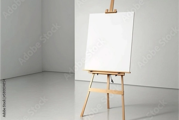 Fototapeta Easel and Canvas