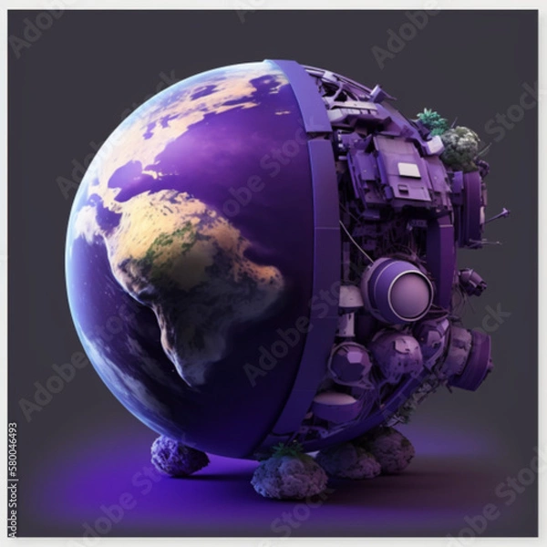 Fototapeta earth globe Generative AI