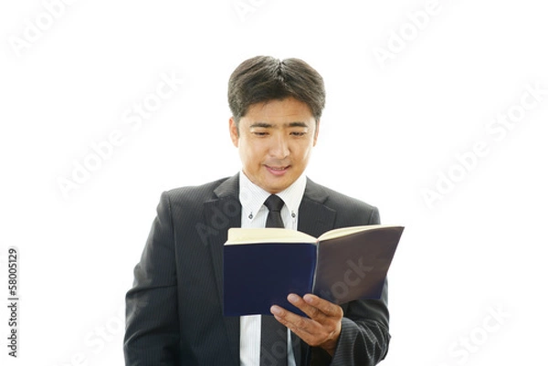 Obraz 笑顔のビジネスマン