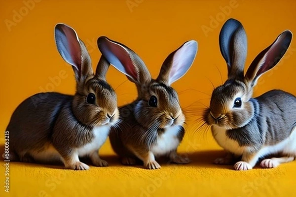 Fototapeta rabbit generative AI